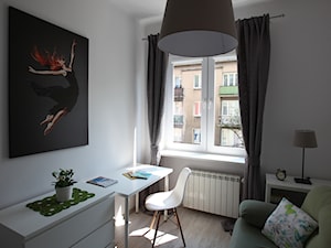 WARSZAWA OCHOTA (realizacja) - Sypialnia, styl minimalistyczny - zdjęcie od ANNA ZAMIARA ARCHITEKT