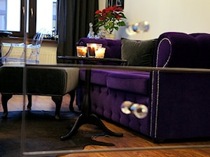 Metamorfoza salonu w kamienicy - Salon, styl glamour - zdjęcie od Ewa Wężyk