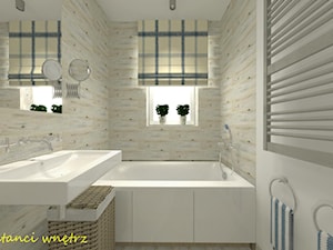Mała łazienka z wanną - zdjęcie od m2projektanci