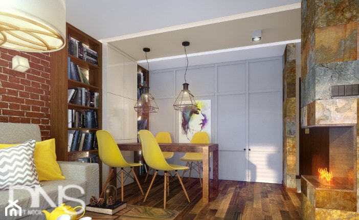Mieszkanie - Łomianki - Salon, styl nowoczesny - zdjęcie od Draft Nook Studio Daria Gołębiowska