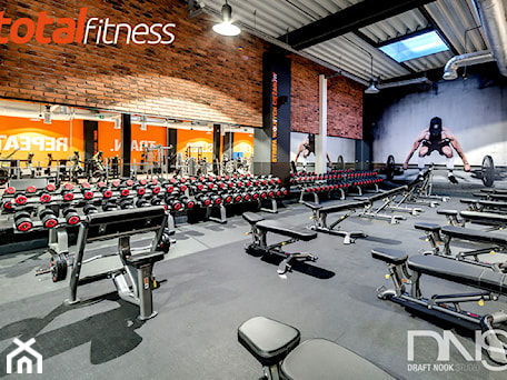 Aranżacje wnętrz - Wnętrza publiczne: Klub Fitness - Strefa Wolnych Ciężarów - Draft Nook Studio Daria Gołębiowska. Przeglądaj, dodawaj i zapisuj najlepsze zdjęcia, pomysły i inspiracje designerskie. W bazie mamy już prawie milion fotografii!