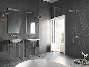 Czysta łazienka - Średnia z dwoma umywalkami łazienka z oknem, styl nowoczesny - zdjęcie od GROHE