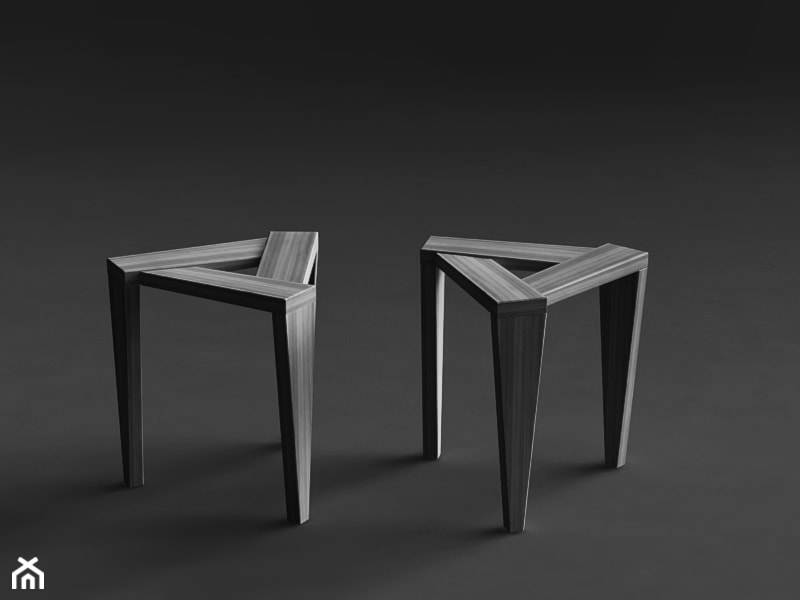 UKOS stołek debowy, pleciony - zdjęcie od Iwona Kosicka Design - Homebook