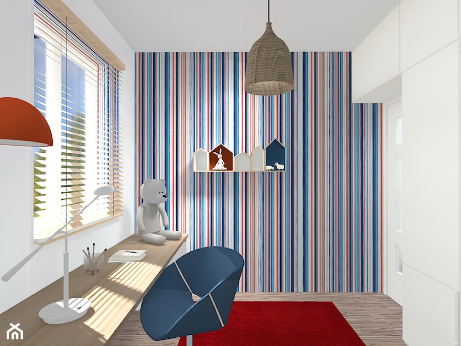 Pokój Jeremiego - Pokój dziecka, styl nowoczesny - zdjęcie od Monika Deptuła Projektant Wnętrz