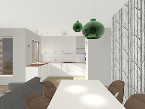 Projekt mieszkania w Nidzicy - Kuchnia, styl skandynawski - zdjęcie od Monika Deptuła Projektant Wnętrz