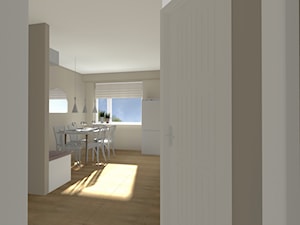 Olsztyn mieszkanie 2 - Jadalnia, styl nowoczesny - zdjęcie od Monika Deptuła Projektant Wnętrz