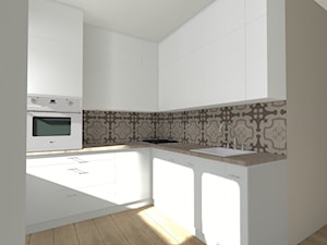 Olsztyn mieszkanie 2 - Kuchnia, styl nowoczesny - zdjęcie od Monika Deptuła Projektant Wnętrz