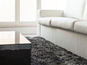 Mieszkanie z miłości do betonu - Salon, styl minimalistyczny - zdjęcie od Base Architekci