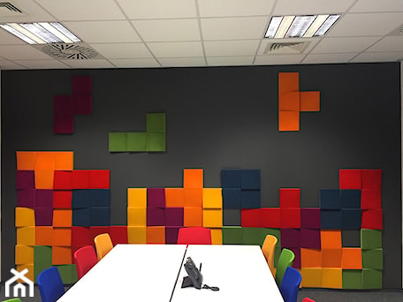Aranżacje wnętrz - Wnętrza publiczne: Sala konferencyjna Tetris - Pracownia Duży Pokój. Przeglądaj, dodawaj i zapisuj najlepsze zdjęcia, pomysły i inspiracje designerskie. W bazie mamy już prawie milion fotografii!