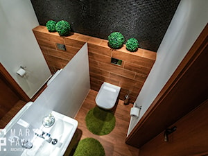 Dom Brenna - realizacja - Mała łazienka - zdjęcie od MARTA PAWLAK ARCHITEKTURA WNĘTRZ
