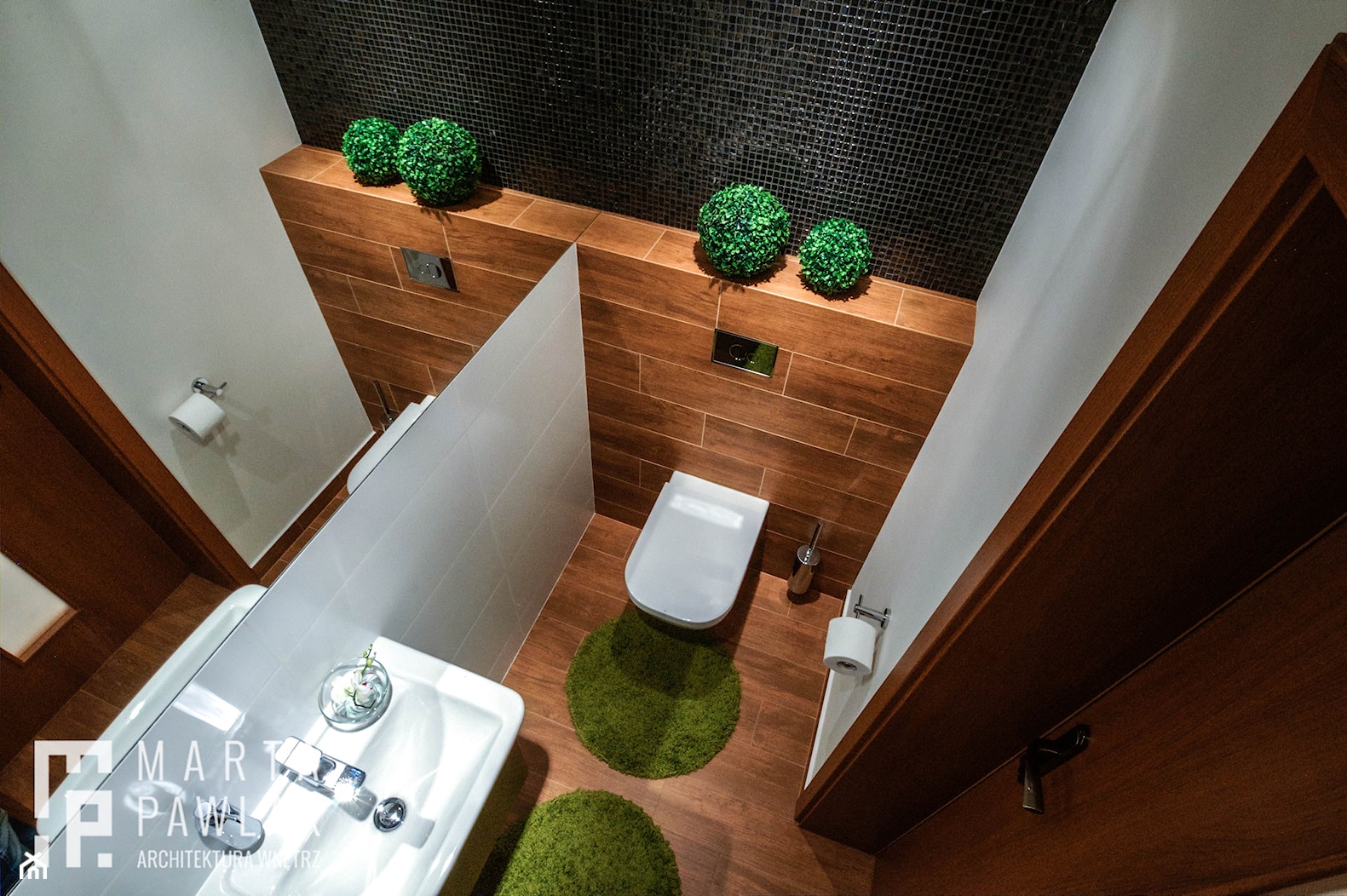 Dom Brenna - realizacja - Mała łazienka - zdjęcie od MARTA PAWLAK ARCHITEKTURA WNĘTRZ - Homebook