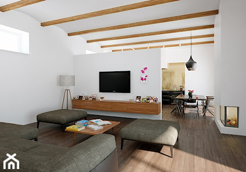 Salon, styl minimalistyczny - zdjęcie od Siedemjeden Architekci Pracownia Projektowa