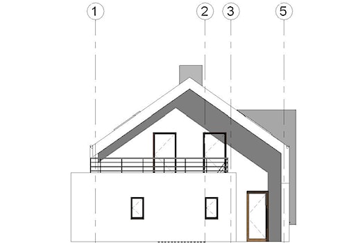 Dom jednorodzinny C - Nowoczesne domy, styl nowoczesny - zdjęcie od Siedemjeden Architekci Pracownia Projektowa