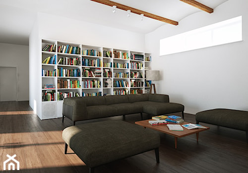 Mieszkanie prywatne - Salon, styl minimalistyczny - zdjęcie od Siedemjeden Architekci Pracownia Projektowa