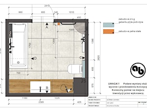 łazienka w mieszkaniu deweloperskim - Łazienka - zdjęcie od ARCHITEKT WNĘTRZ OPOLE Anna Boruch Kuńka