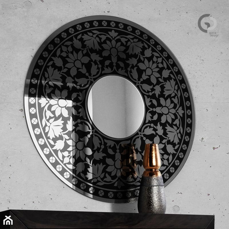 Ozis - okrągłe lustro ornamentowe - zdjęcie od GieraDesign - Homebook