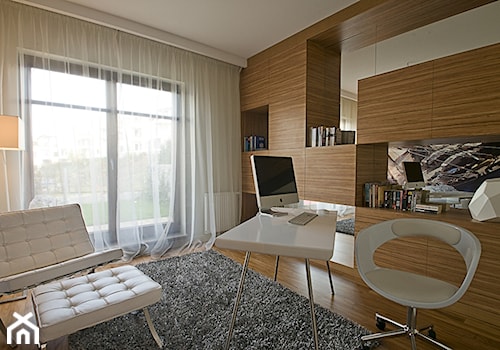 Dom prywatny w Redłowie 2010 - Średnie beżowe biuro, styl nowoczesny - zdjęcie od formativ. kasia dudko