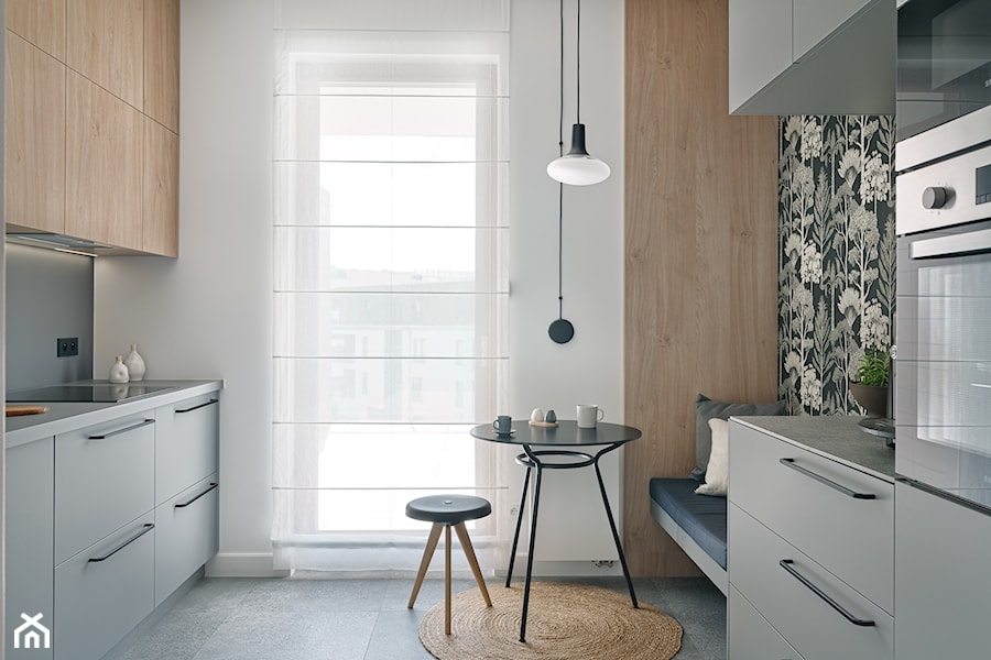 apartament w Gdyni 2021 - Kuchnia, styl skandynawski - zdjęcie od formativ. kasia dudko
