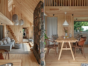 domek w lesie - Salon, styl skandynawski - zdjęcie od formativ. kasia dudko