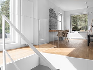 Dom z pieskiem - Biuro, styl minimalistyczny - zdjęcie od formativ. kasia dudko