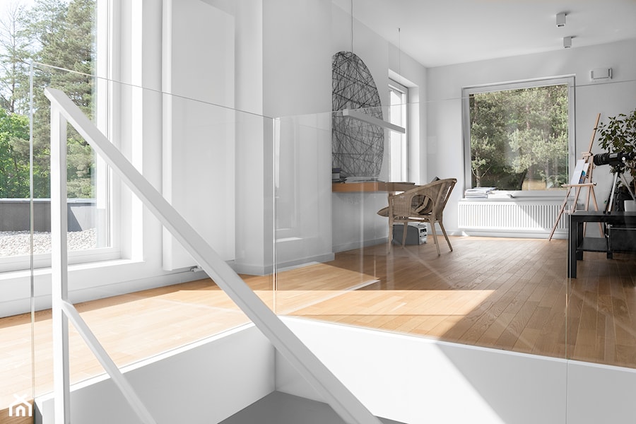 Dom z pieskiem - Biuro, styl minimalistyczny - zdjęcie od formativ. kasia dudko