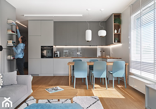 apartament w Gdyni 2020 - Kuchnia, styl skandynawski - zdjęcie od formativ. kasia dudko