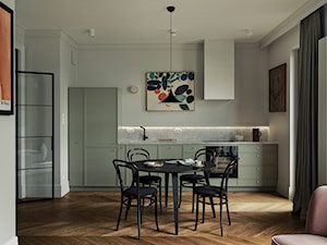 apartament w Gdyni 2022 - Kuchnia, styl vintage - zdjęcie od formativ. kasia dudko