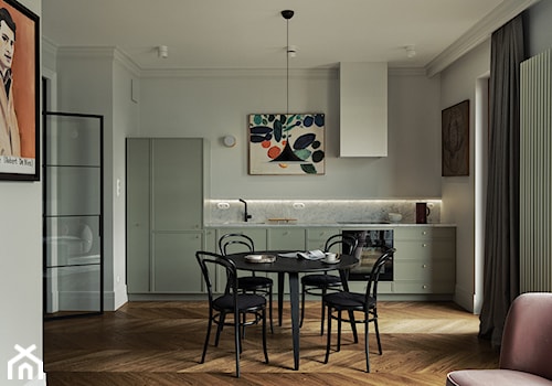 apartament w Gdyni 2022 - Kuchnia, styl vintage - zdjęcie od formativ. kasia dudko