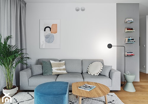 apartament w Gdyni 2020 - Salon, styl skandynawski - zdjęcie od formativ. kasia dudko