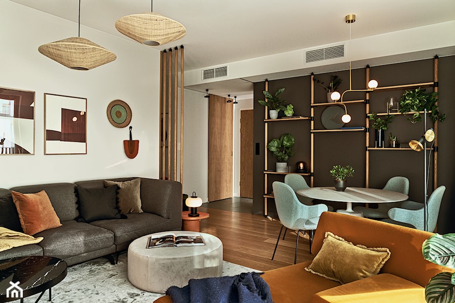 apartament w Gdyni 2021 - Salon, styl nowoczesny - zdjęcie od formativ. kasia dudko