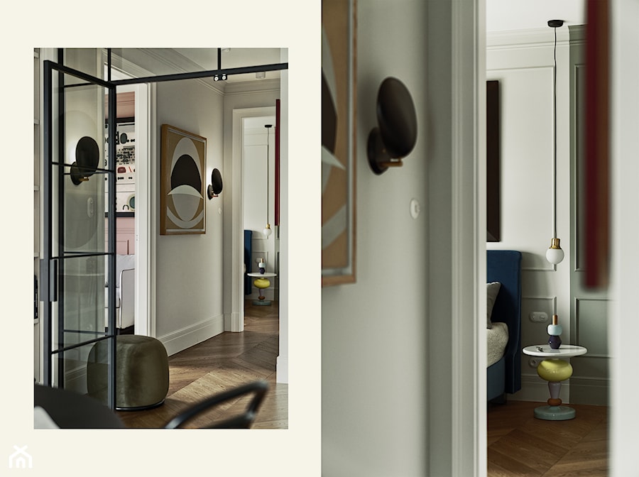 apartament w Gdyni 2022 - Hol / przedpokój, styl vintage - zdjęcie od formativ. kasia dudko