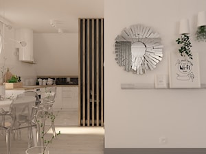 Aranżacja salonu połączonego z kuchnią - zdjęcie od MOTIF DESIGN