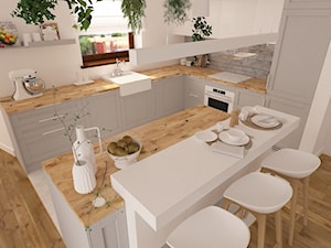 Projekt kuchni z wyspą - zdjęcie od MOTIF DESIGN