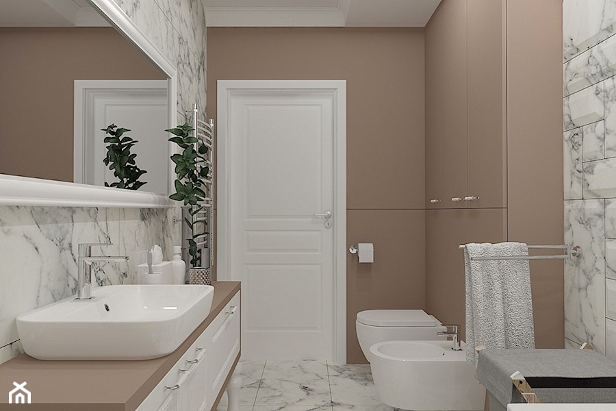 Klasyka w nowym wydaniu - Średnia łazienka, styl tradycyjny - zdjęcie od MOTIF DESIGN