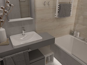 Aranżacja małej łazienki i wc - Łazienka, styl nowoczesny - zdjęcie od MOTIF DESIGN