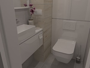 Aranżacja małej łazienki i wc - Łazienka, styl nowoczesny - zdjęcie od MOTIF DESIGN