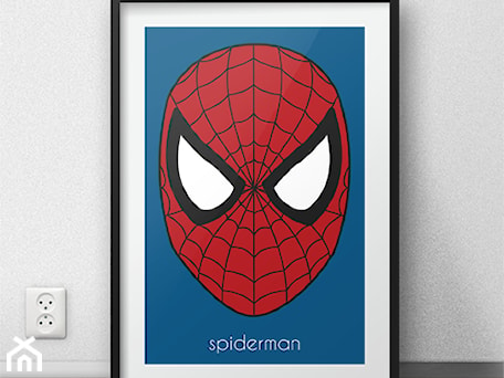 Aranżacje wnętrz - Pokój dziecka: Plakat z wizerunkiem Spidermana - scandiposter. Przeglądaj, dodawaj i zapisuj najlepsze zdjęcia, pomysły i inspiracje designerskie. W bazie mamy już prawie milion fotografii!
