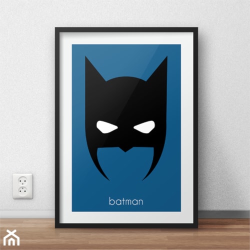 Plakat z wizerunkiem Batmana - zdjęcie od scandiposter