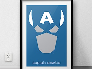 Plakat z wizerunkiem Kapitana Ameryki - zdjęcie od scandiposter