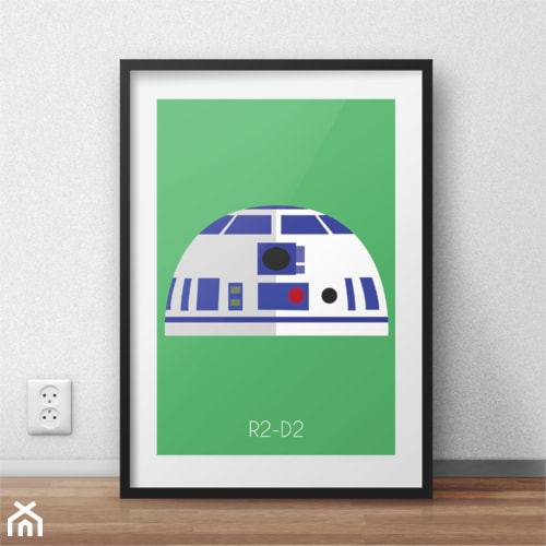Plakat z R2-D2 - zdjęcie od scandiposter
