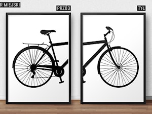 Zestaw plakatów z rowerem miejskim - zdjęcie od scandiposter