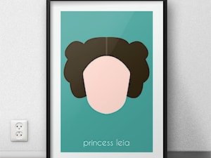 Plakat z Księżniczką Leia - zdjęcie od scandiposter