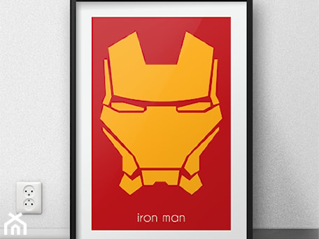 Aranżacje wnętrz - Pokój dziecka: Plakat z Iron Manem - scandiposter. Przeglądaj, dodawaj i zapisuj najlepsze zdjęcia, pomysły i inspiracje designerskie. W bazie mamy już prawie milion fotografii!