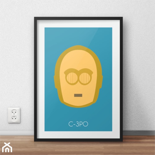 Plakat z wizerunkiem C-3PO - zdjęcie od scandiposter