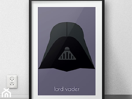 Aranżacje wnętrz - Pokój dziecka: Plakat z Lordem Vaderem - scandiposter. Przeglądaj, dodawaj i zapisuj najlepsze zdjęcia, pomysły i inspiracje designerskie. W bazie mamy już prawie milion fotografii!