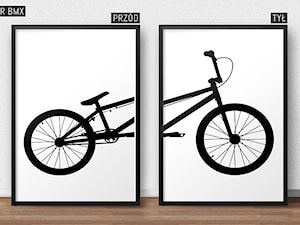 Zestaw plakatów z rowerem BMX - zdjęcie od scandiposter