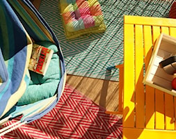 Kolorowy balkon - Taras, styl skandynawski - zdjęcie od Pracownia projektowa Cudotwórcy - Homebook