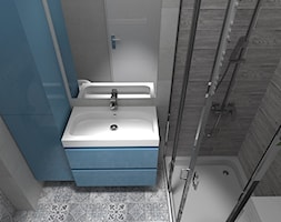 Łazienka i mała toaleta - Łazienka, styl skandynawski - zdjęcie od Pracownia projektowa Cudotwórcy - Homebook