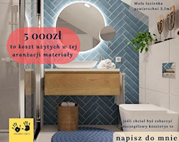 Łazienka w stylu nowoczesnym za max. 5 000zł - zdjęcie od Pracownia projektowa Cudotwórcy - Homebook