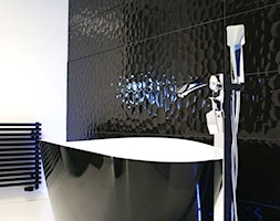 łazienka black&white - Łazienka, styl nowoczesny - zdjęcie od Pracownia Architektury Katarzyna Hermyt-Staszewska - Homebook